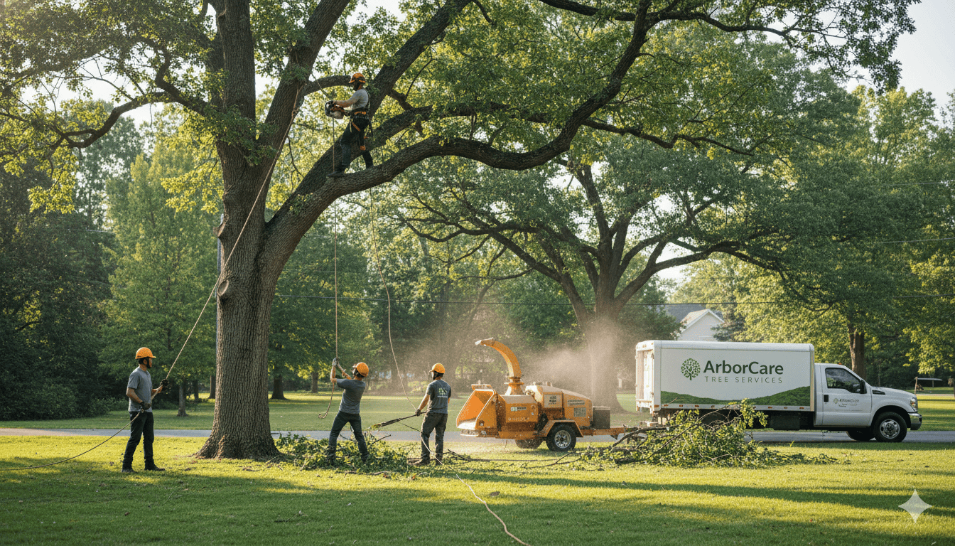 Tree pruning and maintenance work